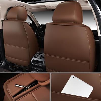 Car Seat Covers, Premium Nappa Leather Sideless Auto Seat Cushions