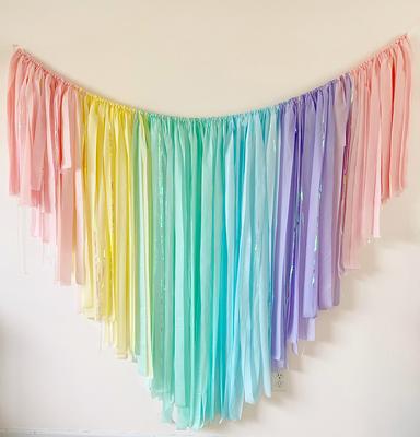 Pink Shimmer Streamer Garland