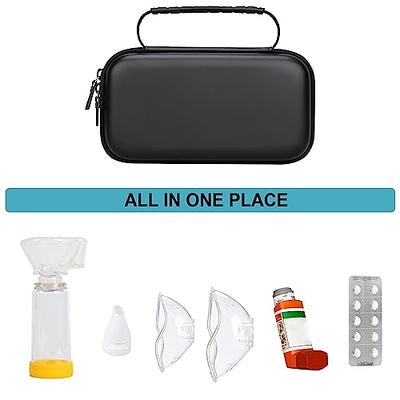 Elonbo Carrying Case for Portable Handheld Inhaler Nebulizer Machine for Adults and Kids, Asthma Inhaler Travel Case, Handheld Mesh Atomizer Machine