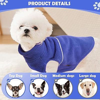 Dog Clothes for Small Medium Large Dog or Cat, Warm Soft Pet Clothes for Puppy, Small Dogs Girl or Boy, Dog Sweaters Shirt Jacket Vest Coat for Winter