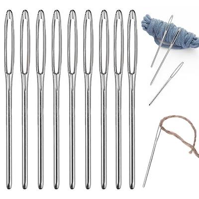 Ouligay 24Pcs Large Eye Blunt Needles Tapestry Needles Sewing Needles  Embroidery Needles Yarn Darning Needle for Crochet and Craft  Projects(Silver)