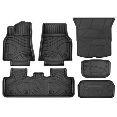 SUPER LINER Floor Mats for Tesla Model Y 5-Seat 2021-2023 2024 Custom Fit  All Weather TPE Cargo Liner Cargo Trunk Accessories (Does NOT fit 7-Seat)