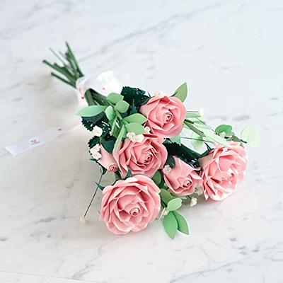 Lovepop Handcrafted Paper Flowers: Pink Roses (6 Stems) - Unique 3D Floral  Bouquet – Long Lasting Paper Roses for Valentine's or Mother's Day