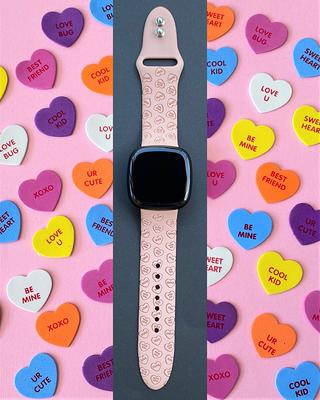 Coffee Valentine's Day Watch Band 38mm 40mm 41mm 42mm 44mm 45mm S/M M/L  Series 1, 2, 3, 4, 5, 6, 7 Silicone Engraved Love Watchband Replacement -  Yahoo Shopping