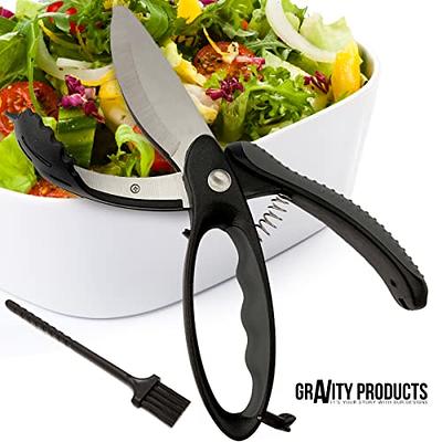 Toss and Chop Salad Tongs, Salad Chopper, Heavy Duty Kitchen Salad  Scissors, Multifunction Double Blade Salad Cutting Tool (Black Salad  scissor) - Yahoo Shopping