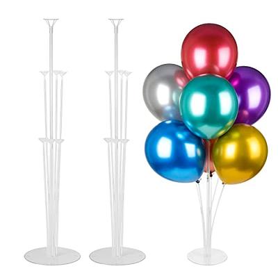 Voircoloria 2 Sets Balloon Stand Kits, Balloon Sticks Holder with Base for  Table Graduation Birthday Baby Shower Gender Reveal Party Decorations -  Yahoo Shopping