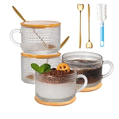 Glass Tumbler Travel Mug with Infuser & Bamboo Lid