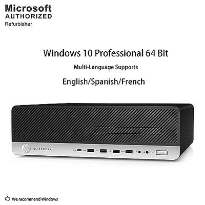  HP Micro PC EliteDesk 800 G4 Windows 11 Tiny Desktop,i7  Hexa-Core Mini Business Computers 32GB Ram 1TB NVMe M.2  SSD,WiFi,BT,HDMI,DP,USB-C,4K Support,Wireless K&M + TJJ Mouse PAD(Renewed)  : Electronics