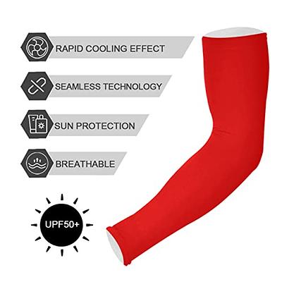 UV Sun Sleeves - Cover Up Men & Women - Compression, Cooling Arm Sleeve -  UPF 50 Arm Shield Sun Protection