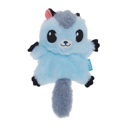 Pet Life Foxy-Tail Quilted Plush Animal Squeak Chew Tug Dog Toy - Blue