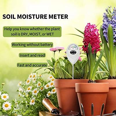 IUSEIT Soil Moisture Meter,Soil Hygrometer for Plants, Soil Water