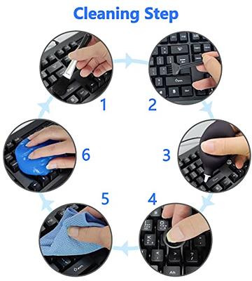  2PCS Car Cleaning Gel,Clean Slime Universal Auto Dust Keyboard  Cleaner Automotive Interior Cleaning Sticky Mud Detail Tools for Laptop, Car  Vent, Home Office, Cleaner Keyboard Cleaner for Laptop : Automotive