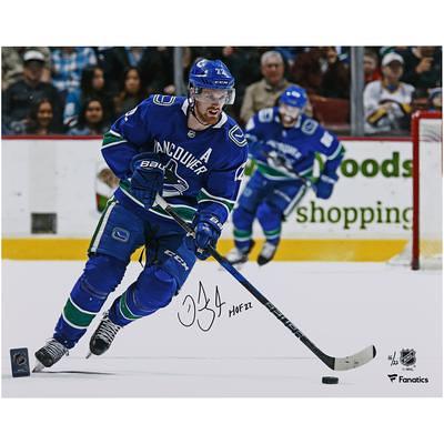 K'Andre Miller New York Rangers Autographed 11'' x 14'' Blue Jersey Celebration Spotlight Photograph - Limited Edition of 79