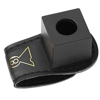 DAUERHAFT Leather Billiard Chalk Holder, Magnetic Billiard Chalk