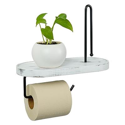 Metal Toilet Paper Holder Stand Matte Black - Hearth & Hand™ with