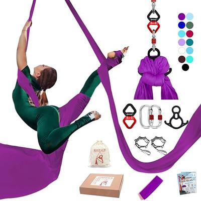 SKYPHAROS 5.5 Yards Aerial Silks Yoga Swing Set - Aerial Yoga