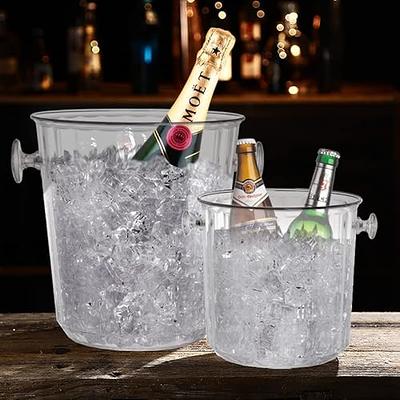 Cold Drink Beverage Dispenser Jar Ice Bucket Cup Holder Stand Party 3.5  Gallon