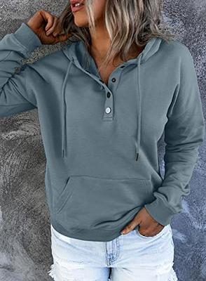 Grey Hoodie Sweatshirts for Women