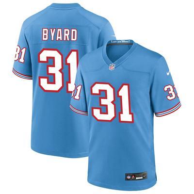 Men's Nike Blue Detroit Lions Throwback Custom Game Jersey