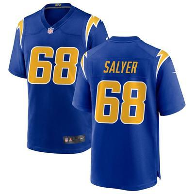 Men's Nike White Los Angeles Chargers Custom Game Jersey