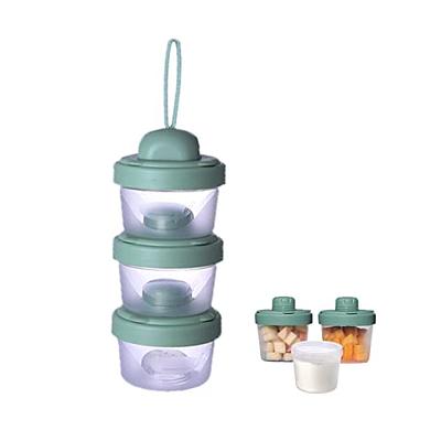 Termichy Baby Formula Dispenser, Portable Milk Powder Dispenser Container with Carry Handle and Scoop for Travel Outdoor Activities with Baby Infant