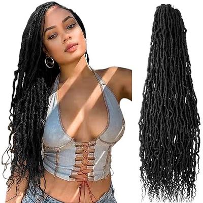 Soft Locs crochet hair 36 inch 5 Packs red long Pre Looped Braids Faux locs  Synthetic crochet hair Dreadlocks Hair Extensions (36 Inch 5 Packs Red) -  Yahoo Shopping