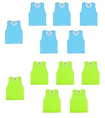 Adorox Adult - Teens Scrimmage Practice Jerseys Team Pinnies Sports Vest  Soccer, Football, Basketball, Volleyball