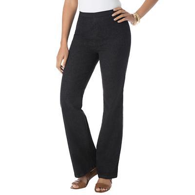 Plus Size Women's Bootcut Stretch Denim Jeggings by Jessica London in Black  (Size 14) Jeans Legging - Yahoo Shopping