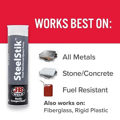 J-B Weld 8267 SteelStik Steel Reinforced Epoxy Putty Stick - 2 oz