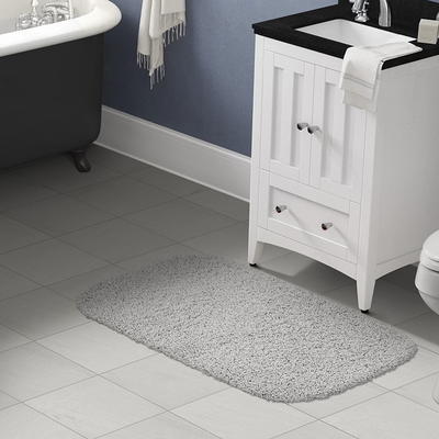 Serendipity Solid Shaggy Washable Nylon Bath Rug - Garland : Target