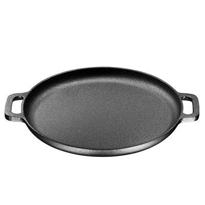 Granitestone 10.25 in. Pre-Seasoned Cast Iron Skillet, Black