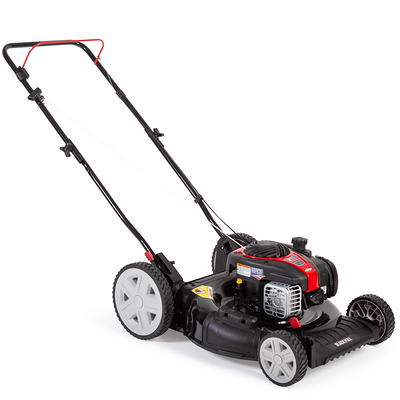 Black Max 21-inch 125cc Gas Push Mower with Briggs & Stratton Engine  (Assembled Product Weight 46.9 lb; 22.10-inch Height) - Yahoo Shopping