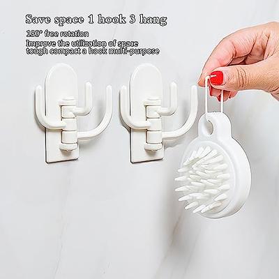 RensanR Adhesive Hooks,Hooks for Hanging Heavy Duty Wall Hooks Self  Adhesive Towel Hook Waterproof Hooks for Keys Bathroom Shower Outdoor  Kitchen Door Home Improvement Sticky Hooks - Yahoo Shopping