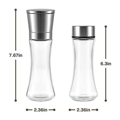 Kalorik Rechargeable Electric Salt and Pepper Mill Grinder Set - Stainless  Steel