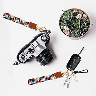 Elastic High-end Soft Nylon Weave Badge Lanyards, Rainbow Wristlet Lanyard,  Classy Wrist Strap with Key Chain Holder for Keys, Cellphone, Wallet,  Camera, ID Badges, Knitted Lanyard for Women and Men - Yahoo