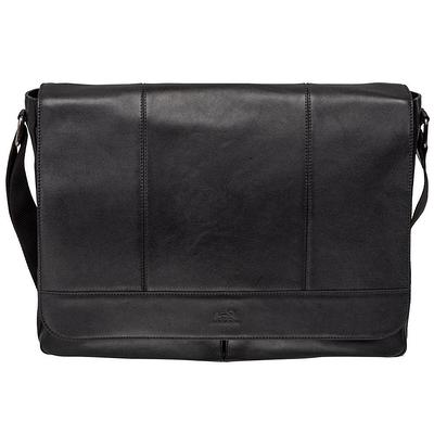 Vagarant 15.5 in. Vintage Cotton Wax Canvas Laptop Messenger Bag with 15.5 in. Laptop Compartment. Gray