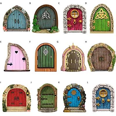 Finally, the mouse house is in the wall!  Miniature rooms, Mini house,  Fairy doors