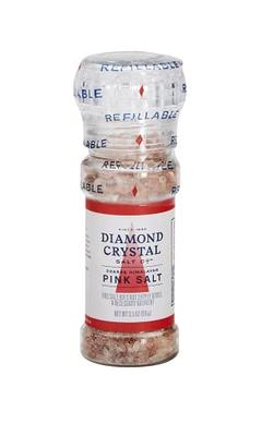 Sundhed Pink Himalayan Gourmet Salt (Course) in Grinder | 390 Grams (13.75  oz) | Natural Rock Salt for Seasoning | Keto Friendly and Kosher Certified