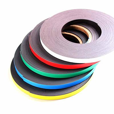 140 Round Magnet Strips with Adhesive Backing Flat Thin Magnetic Tape for  Crafts