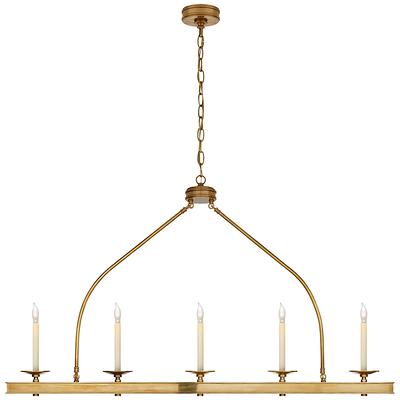 Visual Comfort CHC 1605 Launceton 52 Large Linear Chandelier by