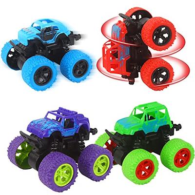 KIMOBER 4 Pack Monster Trucks Toys,Friction Powered Pull Back Vehicle for  Kids,Push and Go Toys Truck Playset for Christmas Birthday Party Gift -  Yahoo Shopping