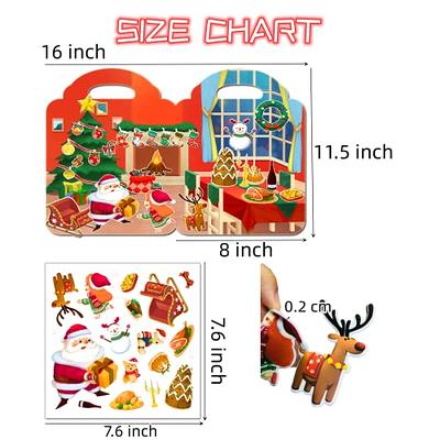 Christmas 3D Puffy Sticker Play Set, Christmas Reusable Puffy Sticker Book  for Kids 2-4, Xmas Kids Toddlers Sticker Toys, Christmas Activity Books  Christmas Gifts Educational Toys for Boys Girls - Yahoo Shopping