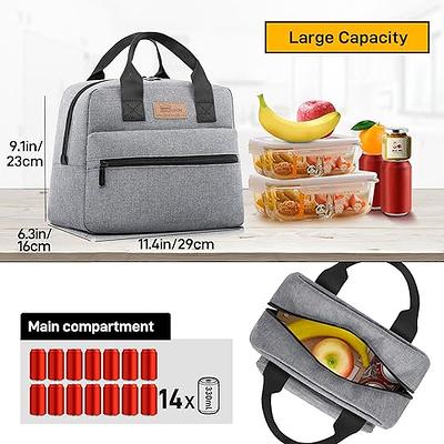 Insulated Lunch Bag Cooler Bag Lunch Tote Lunch Box Work Picnic for Women  Men