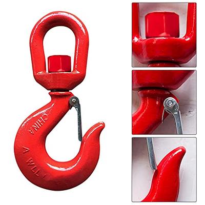 3/8 Safety Swivel Hook Heavy Duty Construction Swivel Hook Swivel Lifting  Hook 1.25T 2500lbs (1.25T) - Yahoo Shopping