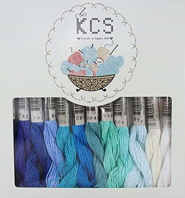 KCS 25 M/Skein Mercerized Pearl Cotton Crochet Needlepoint Thread,Size 5,  12 skeins,Mixed Color 03 - Yahoo Shopping