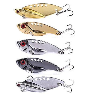 LURESMEOW Fishing Spoons Lures Blade Baits for Bass Spinner Spoon Blade  Swimbait Fishing Lures for Freshwater Saltwater Metal VIB Hard Blade Bait Fishing  Spoon Lures for Bass Walleye Trout - Yahoo Shopping