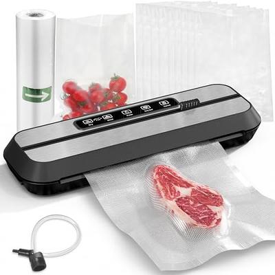 ZRFooCoo Electric Vacuum Sealer and Sous Vide Bags Kit, Handheld Vacuum  Sealer with 5 Reusable Vacuum Sealer Bags, Cordless Food Vacuum Sealer  Machine - Yahoo Shopping