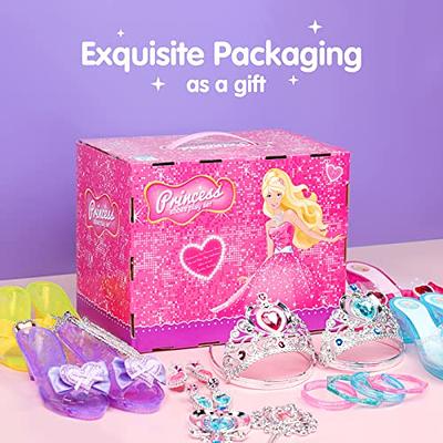 ELEMIRSA Girl Handbag Purse for Little Girls Kids Pretend Play