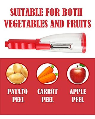 Vegetables Peeler Knife Fruits Peeler Knife with Storage Box- Stainless  Steel Multifunctional Apple Peeler Potato Peeler with Container Suitable  for Carrots Potatoes Melons Kitchen Gadgets - Yahoo Shopping