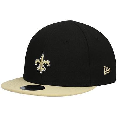 Men's New Era Black/Gold New Orleans Saints Surge 39THIRTY Flex Hat